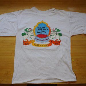 Year of Tibet 2118 Vintage white shirt